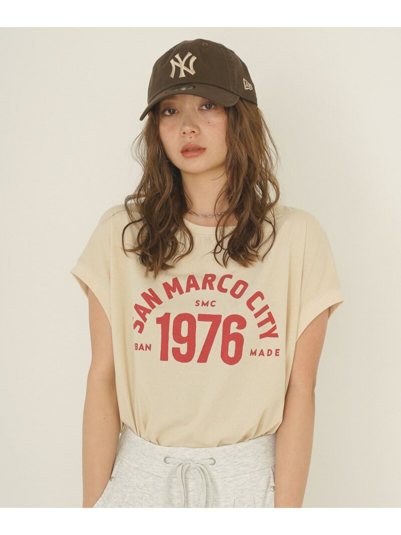 乐天商城 - ≪予約≫フレンチドルマンプリントT BAYFLOW ベイフロー トップス カットソー・Tシャツ ブラウン ホワイト グレー ベージュ【先行予約】*【送料無料】[Rakuten Fashion]