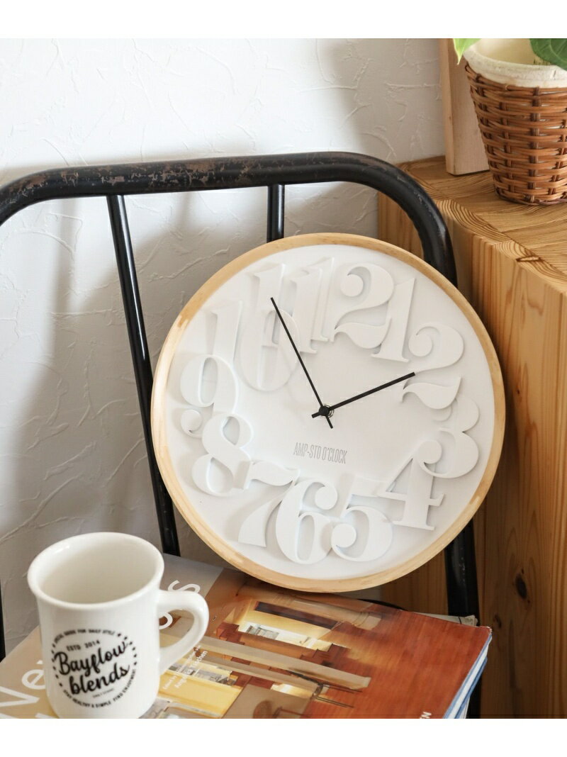(U)AMP STDクロック BAYFLOW ベイフロー インテリア・生活雑貨 時計 ホワイト【送料無料】[Rakuten Fashion]のサムネイル