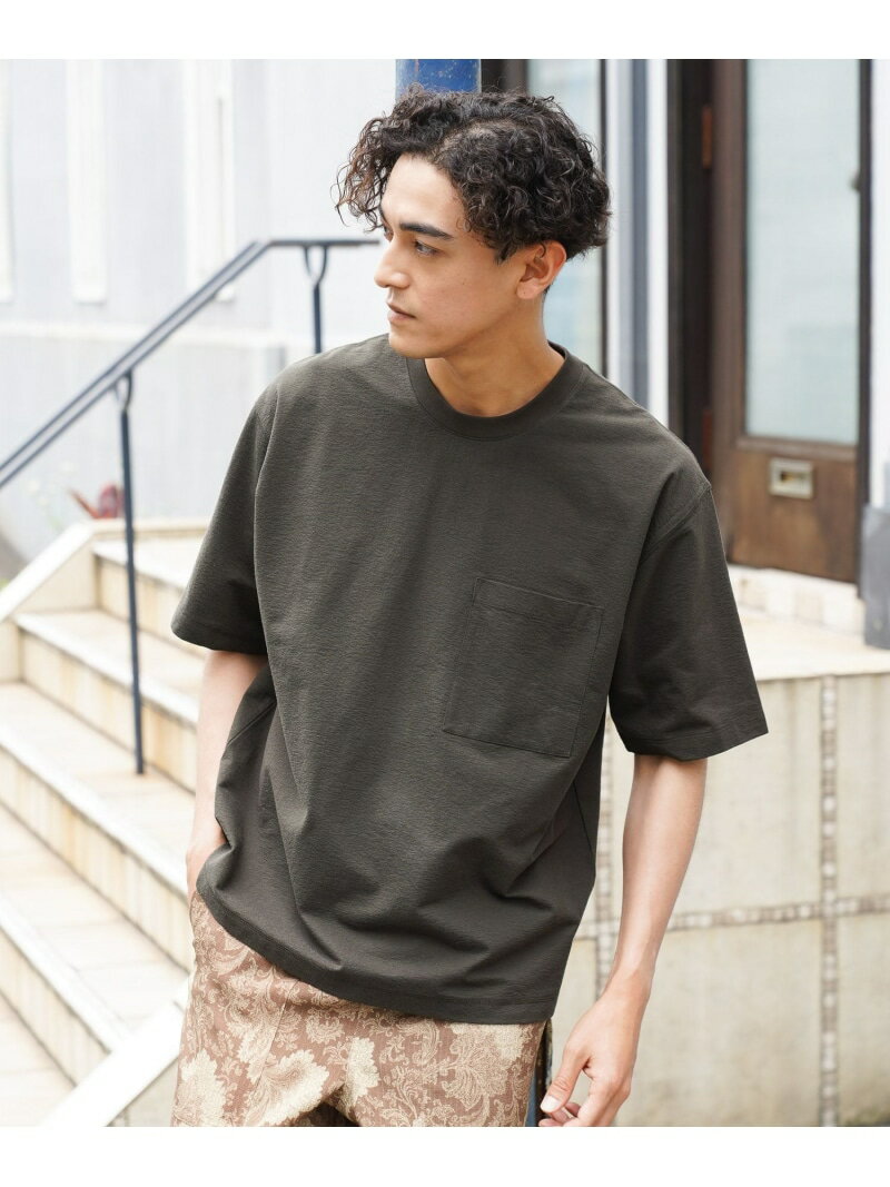 乐天商城 - SORONA TEE BAYFLOW ベイフロー トップス カットソー・Tシャツ グレー カーキグリーン【送料無料】[Rakuten Fashion]