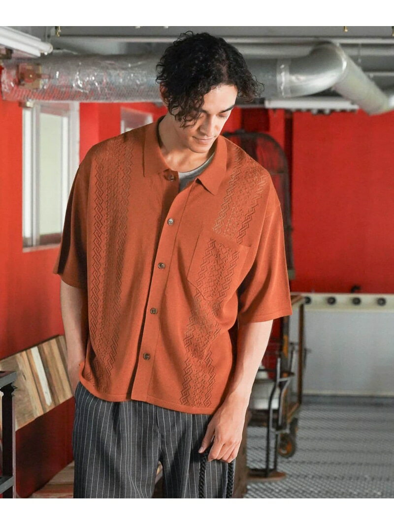 乐天商城 - ニットキューバシャツ BAYFLOW ベイフロー トップス シャツ・ブラウス ブラック【送料無料】[Rakuten Fashion]