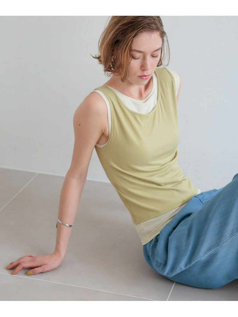 乐天商城 - 【SALE／34%OFF】【bijorie】カップ付きレイヤードタンク/NEW BASIC series 25SS bijorie ベイフロー トップス カットソー・Tシャツ ホワイト ブラック【RBA_E】[Rakuten Fashion]