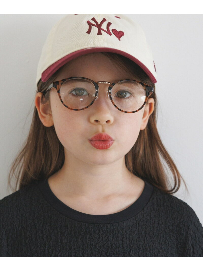 Rakuten - [UVカット]ラウンドダテメガネ(KIDS) BAYFLOW ベイフロー ファッション雑貨 メガネ ブラック ブラウン[Rakuten Fashion]