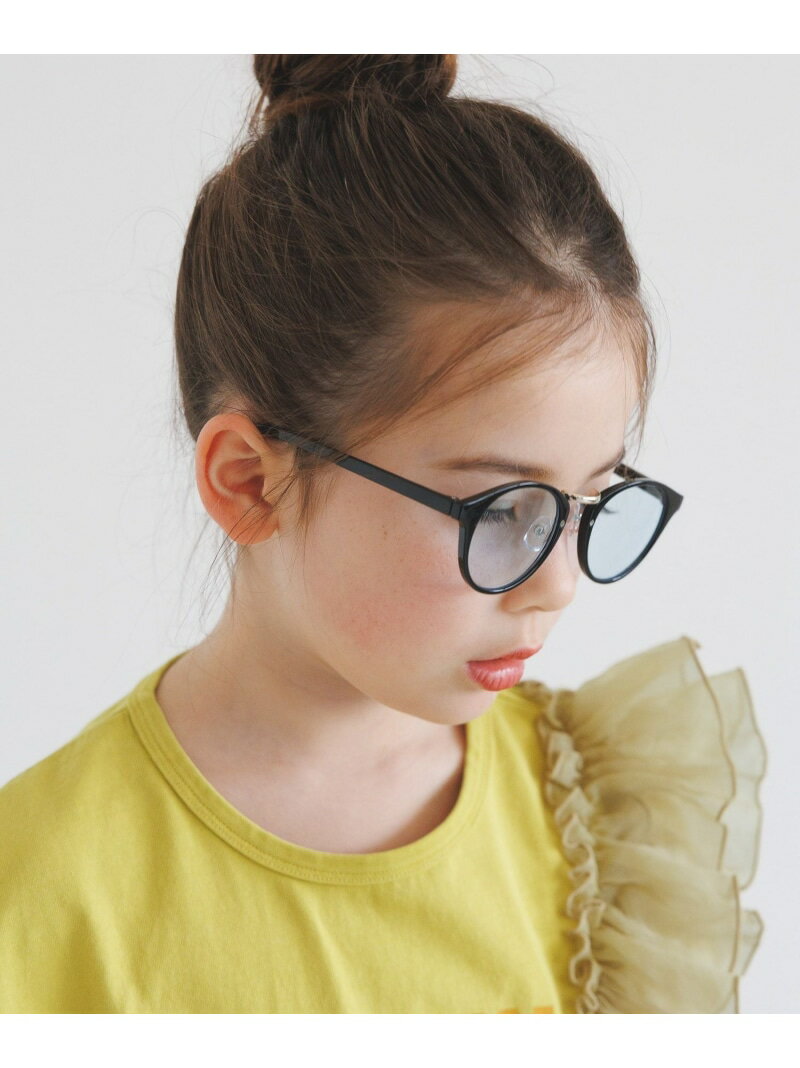 [UVカット]ラウンドサングラス(KIDS) BAYFLOW ベイフロー ファッション雑貨 サングラス ブラウン ブラック ブルー[Rakuten Fashion]