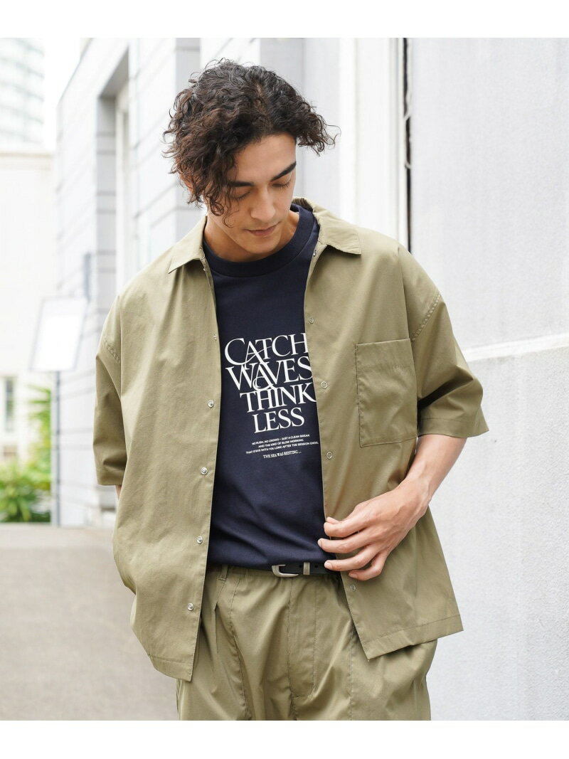 乐天商城 - 【UVカット・接触冷感・吸水速乾・軽量】FLOW AIRシャツ[セットアップ可] BAYFLOW ベイフロー トップス その他のトップス ネイビー ベージュ【送料無料】[Rakuten Fashion]