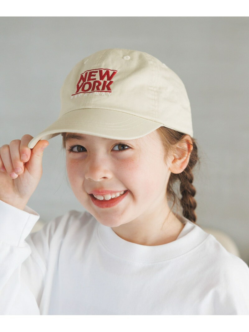Rakuten - 【SALE／28%OFF】[コーデのポイントに♪]コットンツイルロゴCAP(KIDS) BAYFLOW ベイフロー 帽子 キャップ ホワイト ブラウン ブルー【RBA_E】[Rakuten Fashion]