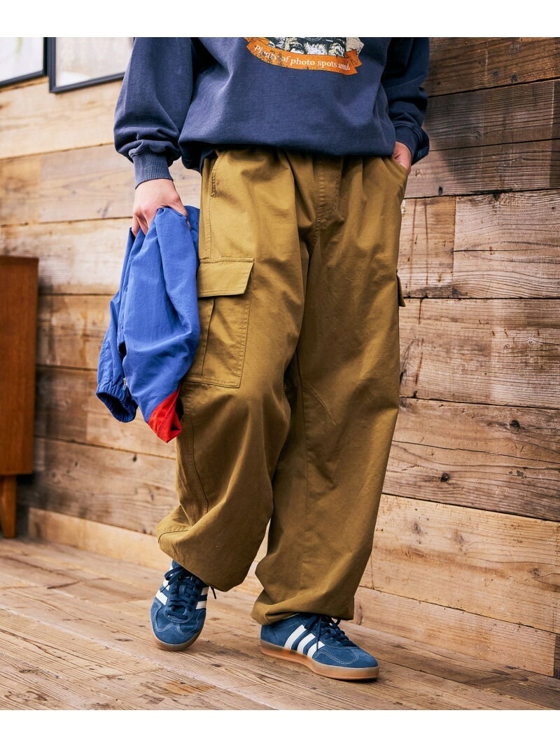 Rakuten - 【SALE／35%OFF】バレルカーゴパンツ BAYFLOW ベイフロー パンツ その他のパンツ ブラック カーキグリーン ベージュ【RBA_E】【送料無料】[Rakuten Fashion]
