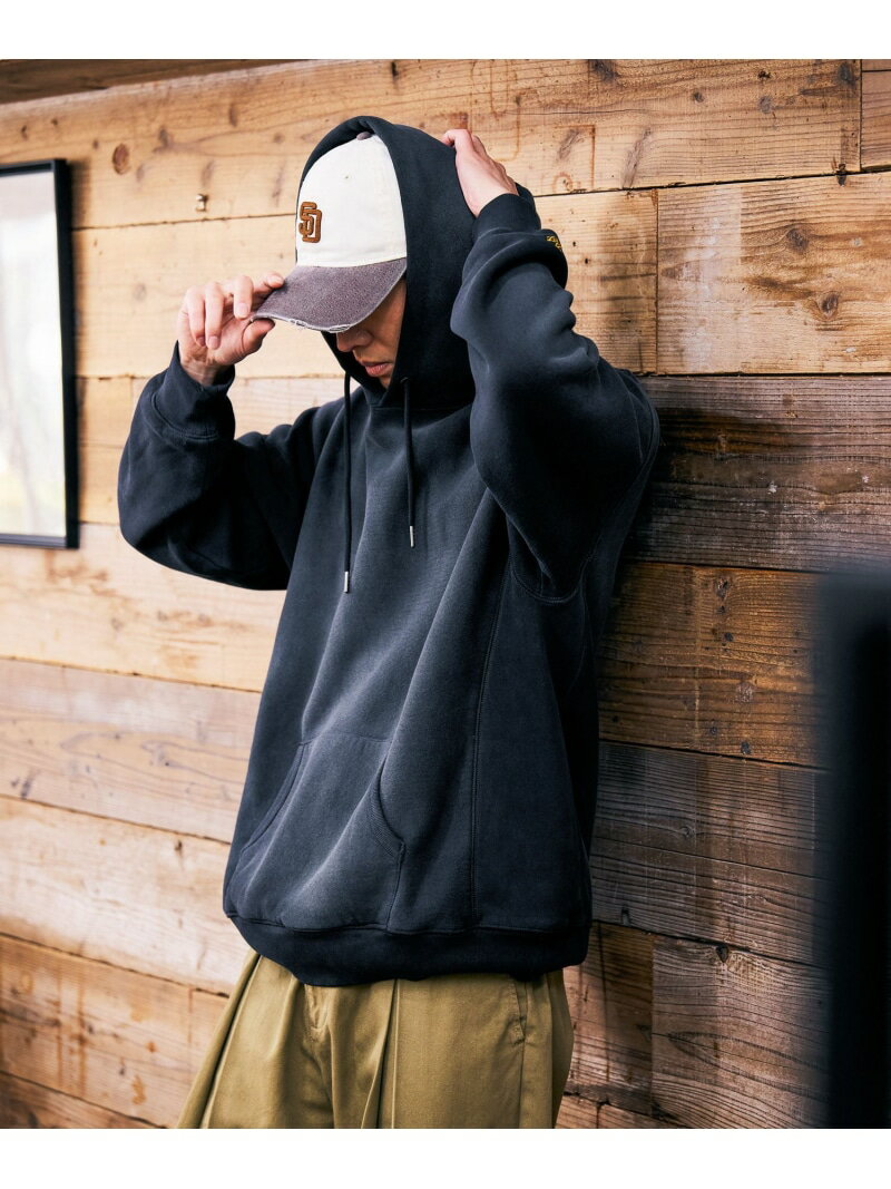 乐天商城 - 【SALE／50%OFF】HUG FITスウェットフーディー BAYFLOW ベイフロー トップス スウェット・トレーナー ネイビー ピンク【RBA_E】【送料無料】[Rakuten Fashion]