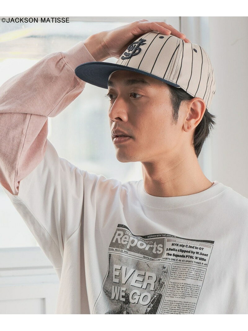 【JACKSON MATISSE/BAYFLOW】別注ベースボールCAP BAYFLOW ベイフロー 帽子 キャップ ネイビー ホワイト【送料無料】 Rakuten Fashion
