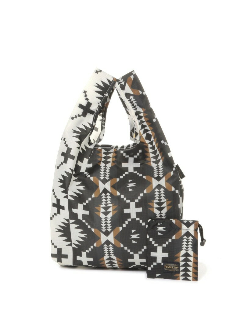 Rakuten - 【PENDLETON(ペンドルトン)】ミニショップバッグ BAYFLOW ベイフロー バッグ エコバッグ・サブバッグ ベージュ ブラック グレー[Rakuten Fashion]
