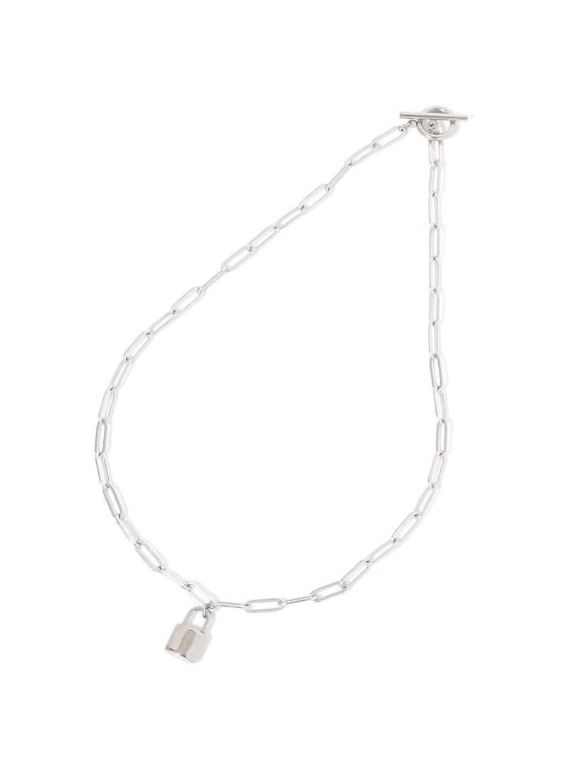 パドロックステンレスチェーンネックレス BAYFLOW ベイフロー アクセサリー・腕時計 ネックレス ゴールド シルバー[Rakuten Fashion]