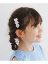 ハート3連クリップ(KIDS) BAYFLOW ベイフロー ヘアアクセサリー バレッタ・ヘアクリップ・ヘアピン イエロー ホワイト パープル[Rakuten F...