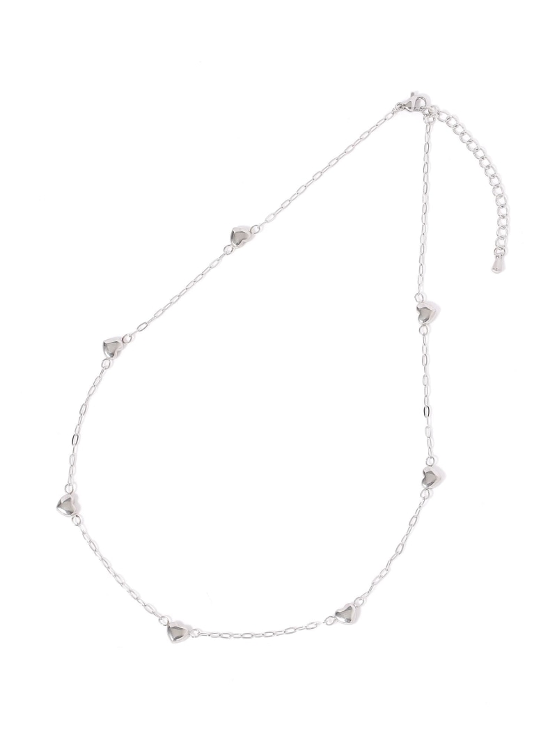 ステンレスハートステーションネックレス BAYFLOW ベイフロー アクセサリー・腕時計 ネックレス シルバー ゴールド[Rakuten Fashion]