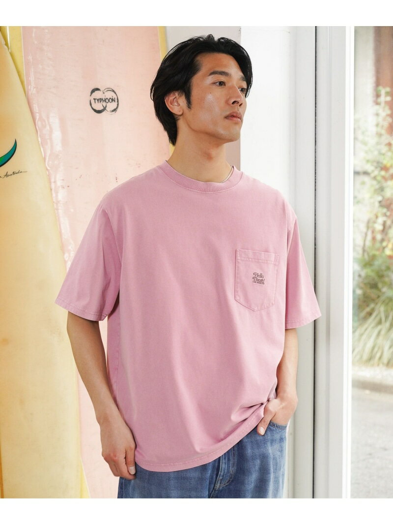 Rakuten - SNOWワンポイントTシャツ BAYFLOW ベイフロー トップス カットソー・Tシャツ グレー ホワイト グリーン ピンク【送料無料】[Rakuten Fashion]