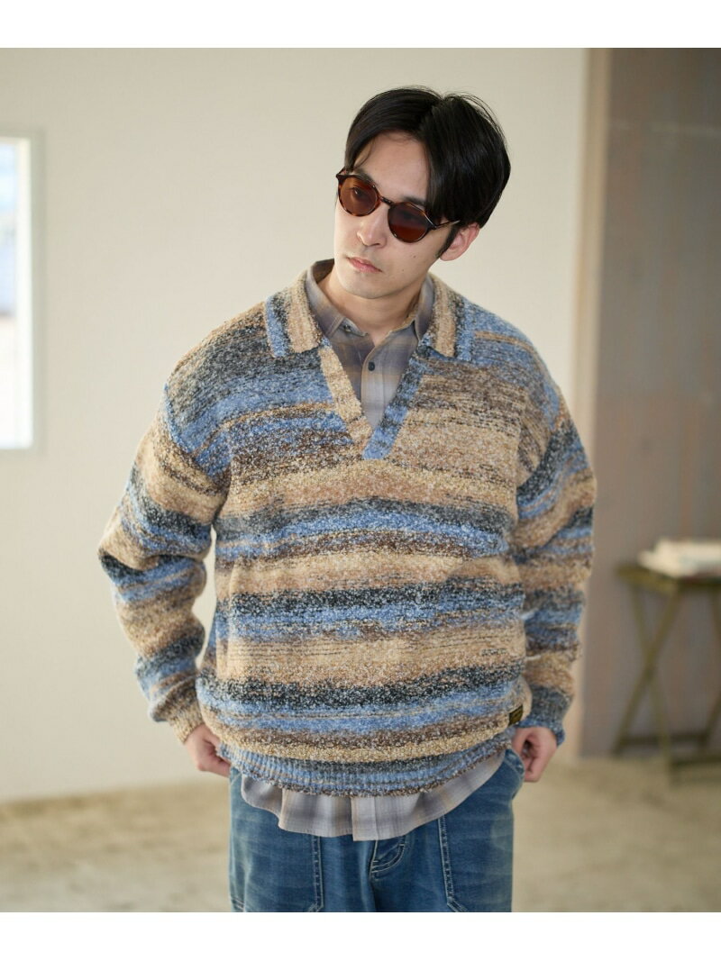 【SALE／25%OFF】ブークレスキッパーニットプルオーバー BAYFLOW ベイフロー トップス ニット ベージュ グレー【RBA_E】【送料無料】[Rakuten Fashion]