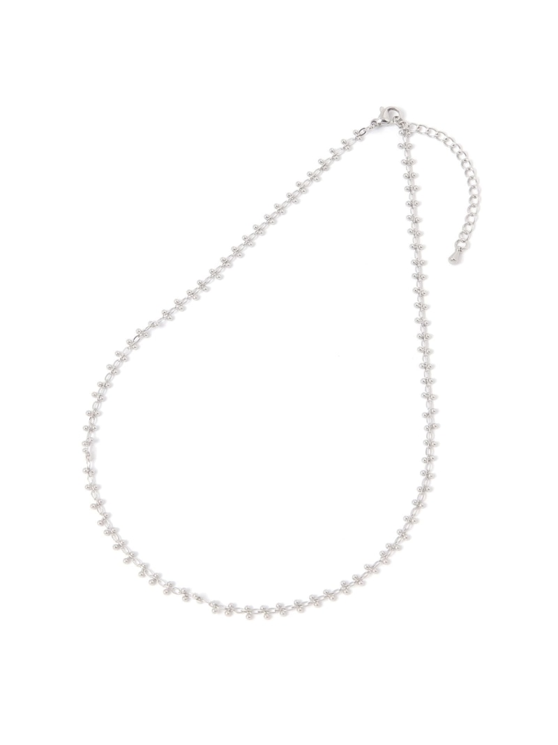 ステンレスデザインチェーンネックレス BAYFLOW ベイフロー アクセサリー・腕時計 ネックレス シルバー ゴールド[Rakuten Fashion]