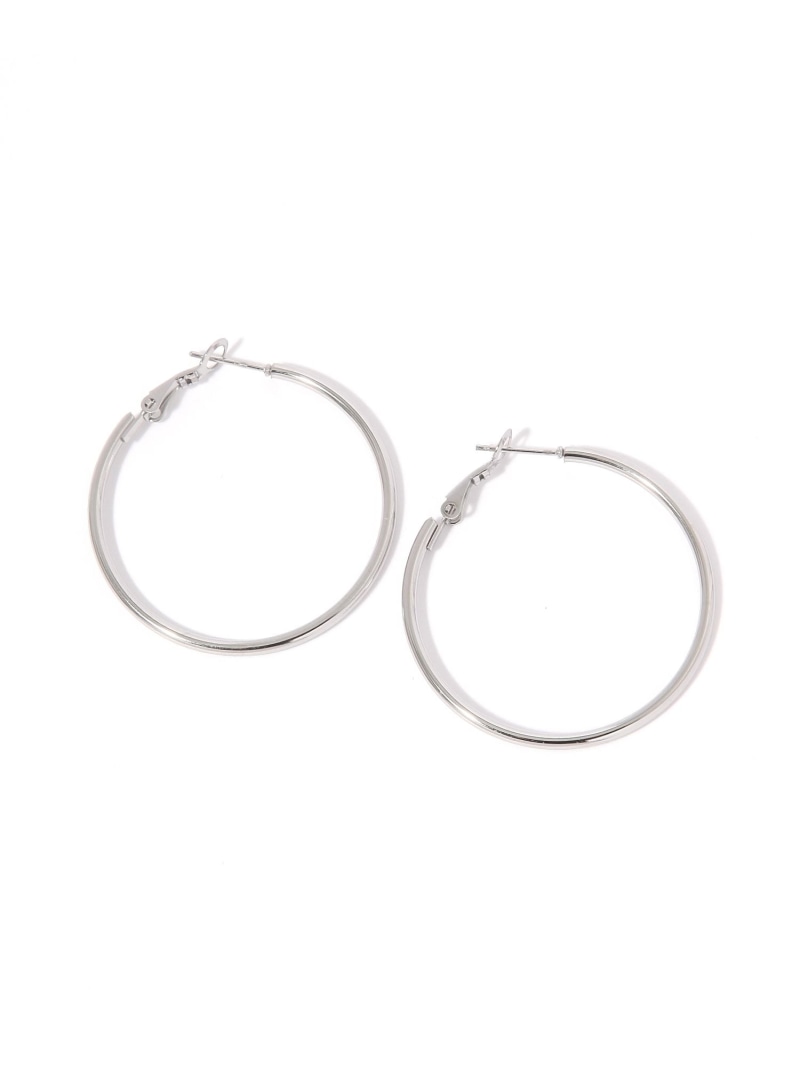 乐天商城 - ステンレスフープピアス BAYFLOW ベイフロー アクセサリー・腕時計 ピアス ゴールド シルバー[Rakuten Fashion]