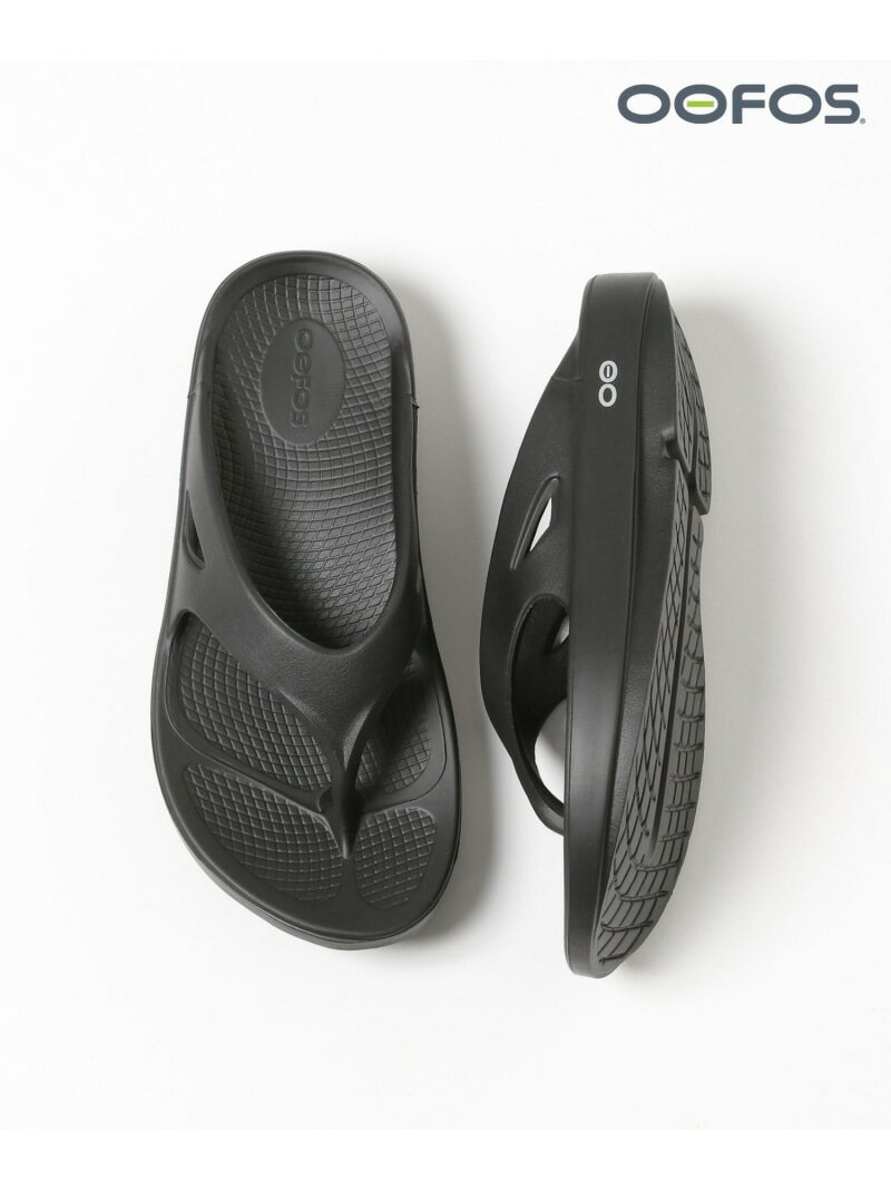 【HEREIAM】OOFOS(ウーフォス)/OOriginal HEREIAM ベイフロー シューズ・靴 サンダル ブラック グレー【送料無料】[Rakuten Fashion]のサムネイル