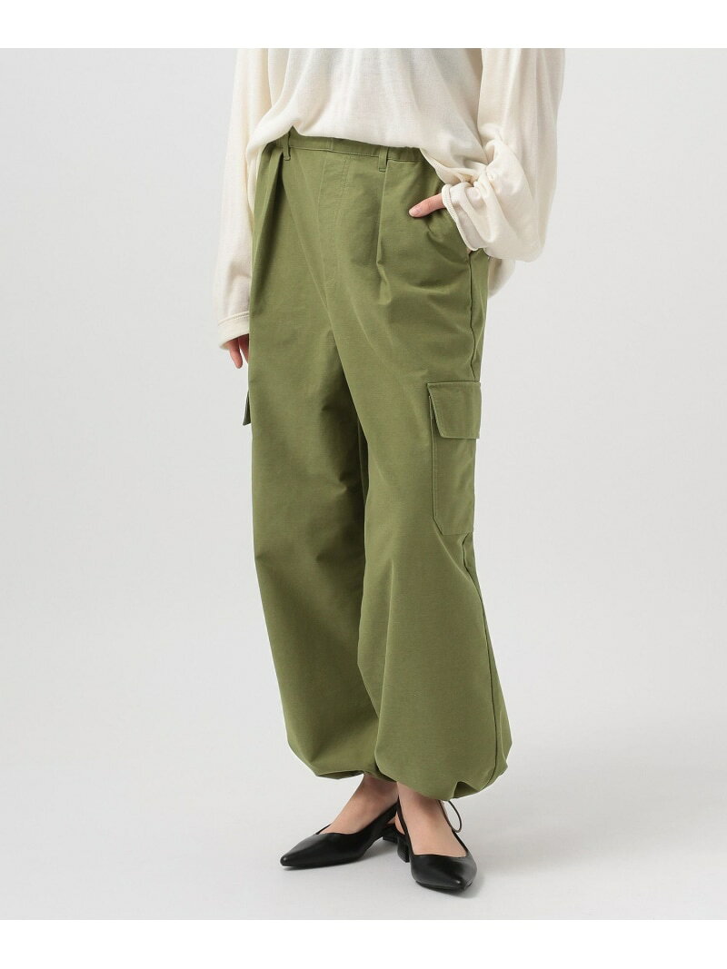 【SALE／50%OFF】ストレッチカーゴバレルパンツ BAYFLOW ベイフロー パンツ その他のパンツ カーキグリーン ベージュ【RBA_E】【送料無料】[Rakuten Fashion] bayflow-10014429 BAYFLOW サンプル画像2