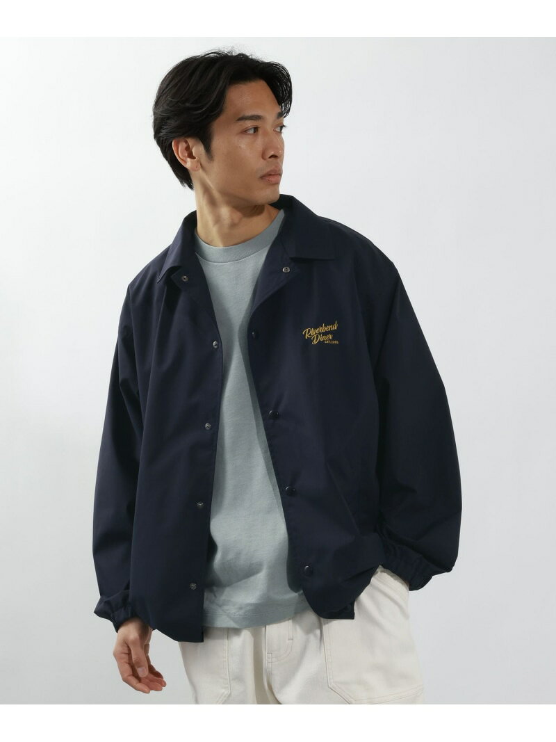 Rakuten - [防風・撥水]ウィンドストップコーチジャケット BAYFLOW ベイフロー ジャケット・アウター ブルゾン・ジャンパー カーキグリーン ブラック ネイビー【送料無料】[Rakuten Fashion]