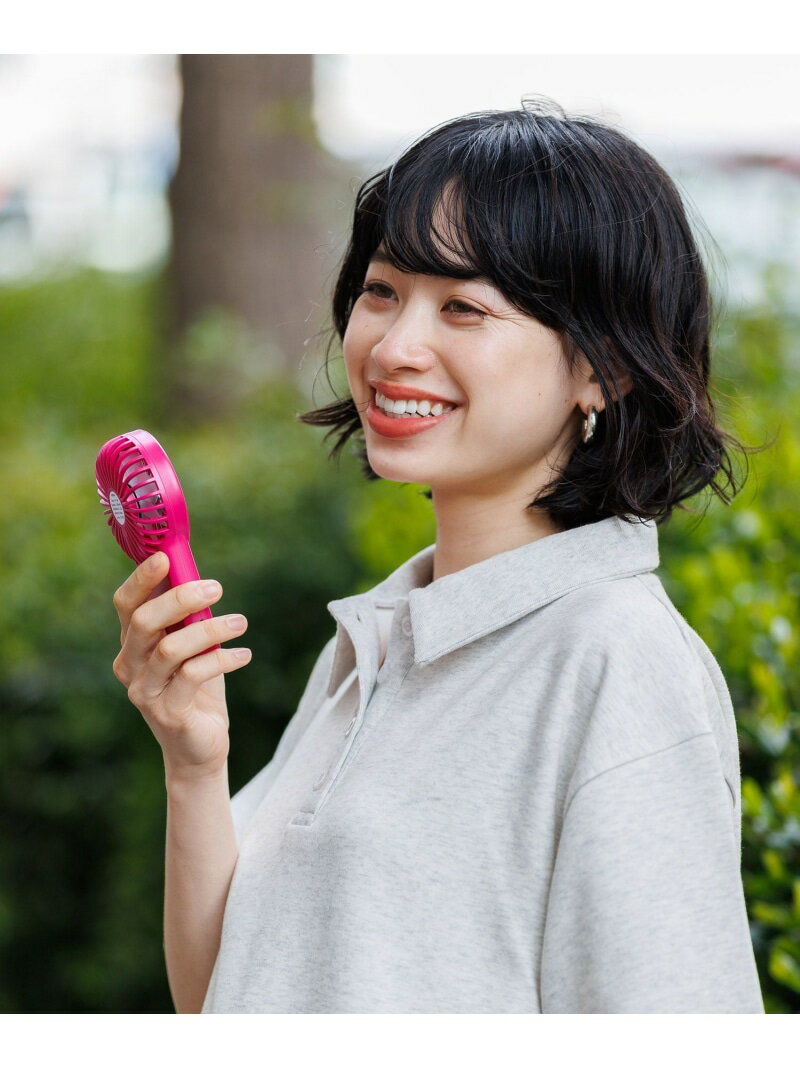 Rakuten - 【Toffy】薄型ひんやりファン BAYFLOW ベイフロー スポーツ・アウトドア用品 アウトドア・レジャー・キャンプ用品 ホワイト ピンク[Rakuten Fashion]