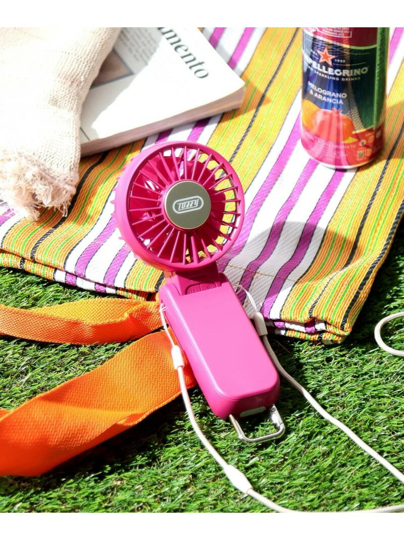 Rakuten - 【Toffy】ダブルブレードひんやりファン BAYFLOW ベイフロー スポーツ・アウトドア用品 アウトドア・レジャー・キャンプ用品 ブルー ホワイト ピンク[Rakuten Fashion]