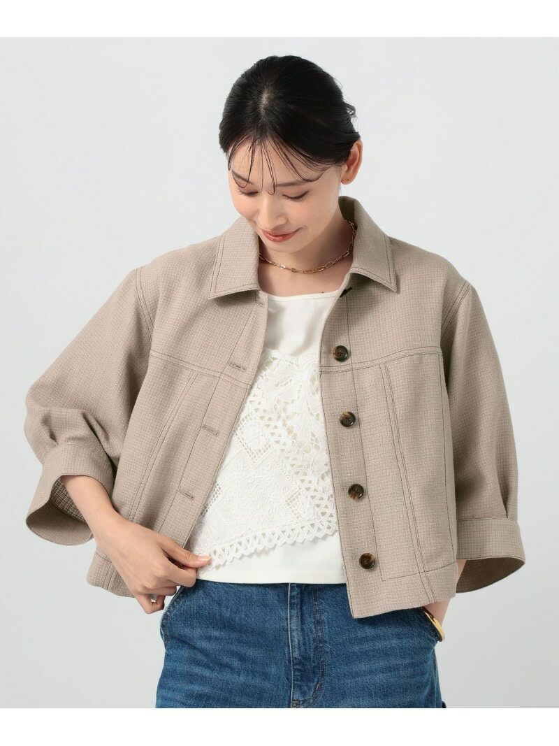 Rakuten - [バランスがとりやすい]ショートシャツカバーオール BAYFLOW ベイフロー トップス シャツ・ブラウス グレー ホワイト【送料無料】[Rakuten Fashion]