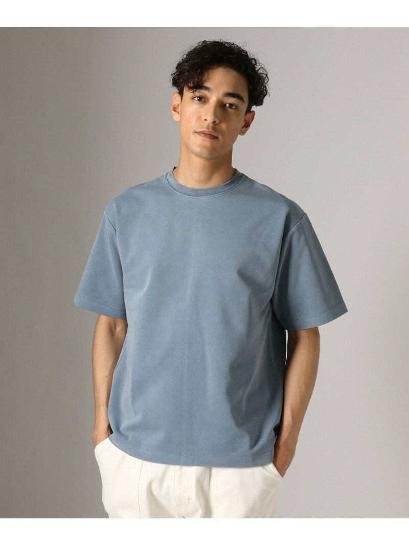 Rakuten - シルケットピグメントTシャツ BAYFLOW ベイフロー トップス カットソー・Tシャツ ブルー グレー ブラウン ホワイト【送料無料】[Rakuten Fashion]