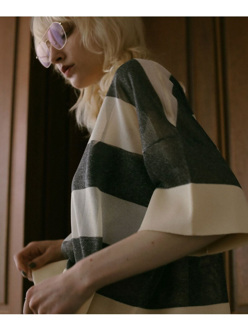 【SALE／51%OFF】【EF(エフ)】ラグビーニットシャツ(WOMEN) BAYFLOW ベイフロー トップス ニット ホワイト イエロー【RBA_E】【送料無料】[Rakuten Fashion]