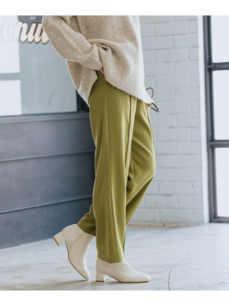 【SALE／50%OFF】(W)センタープリーツイージーPT BAYFLOW ベイフロー パンツ その他のパンツ カーキ ブラック ブラウン【RBA_E】[Rakuten Fashion]のサムネイル