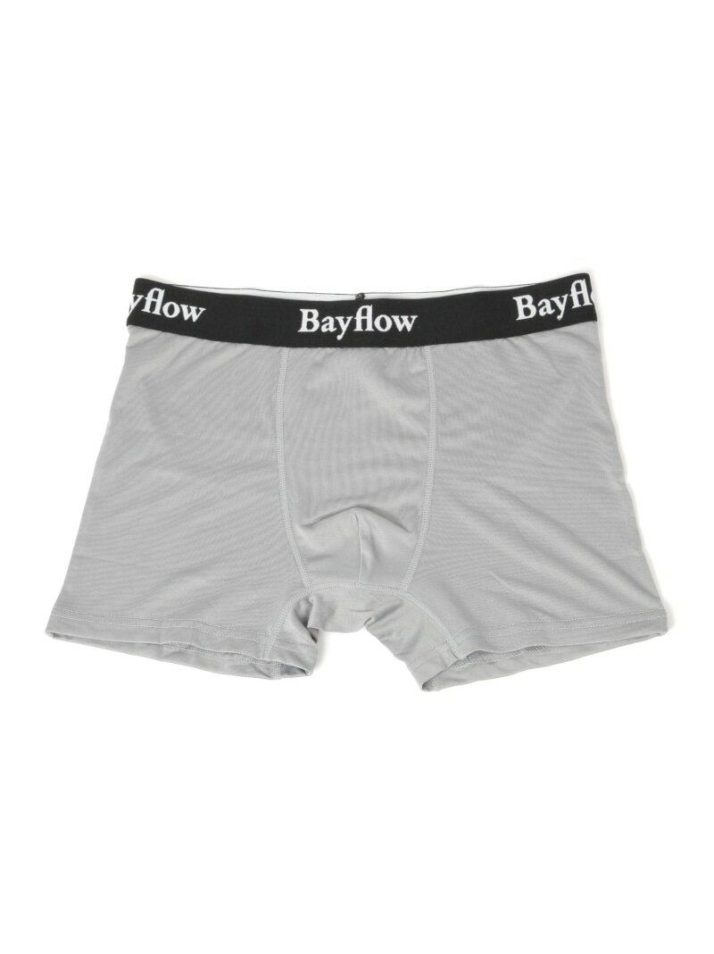 無地ロゴリブアンダーウェア BAYFLOW ベイフロー インナー・ルームウェア ボクサー...