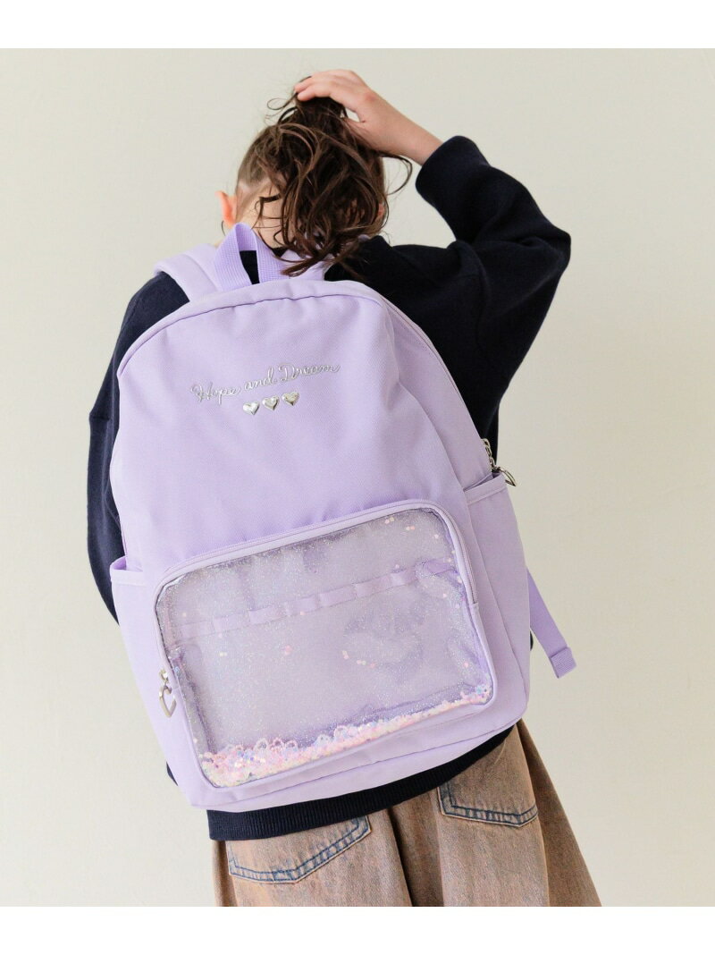 [推し活にも!]キラキラスパンコールリュック[M(約10L)・L(約15L)] (KIDS) BAYFLOW ベイフロー バッグ ..