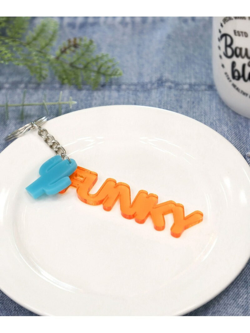 BFTYPOモチーフキーホルダー BAYFLOW ベイフロー ファッション雑貨 チャーム・キーチェーン オレンジ グリーン イエロー ブルー[Rakuten F...