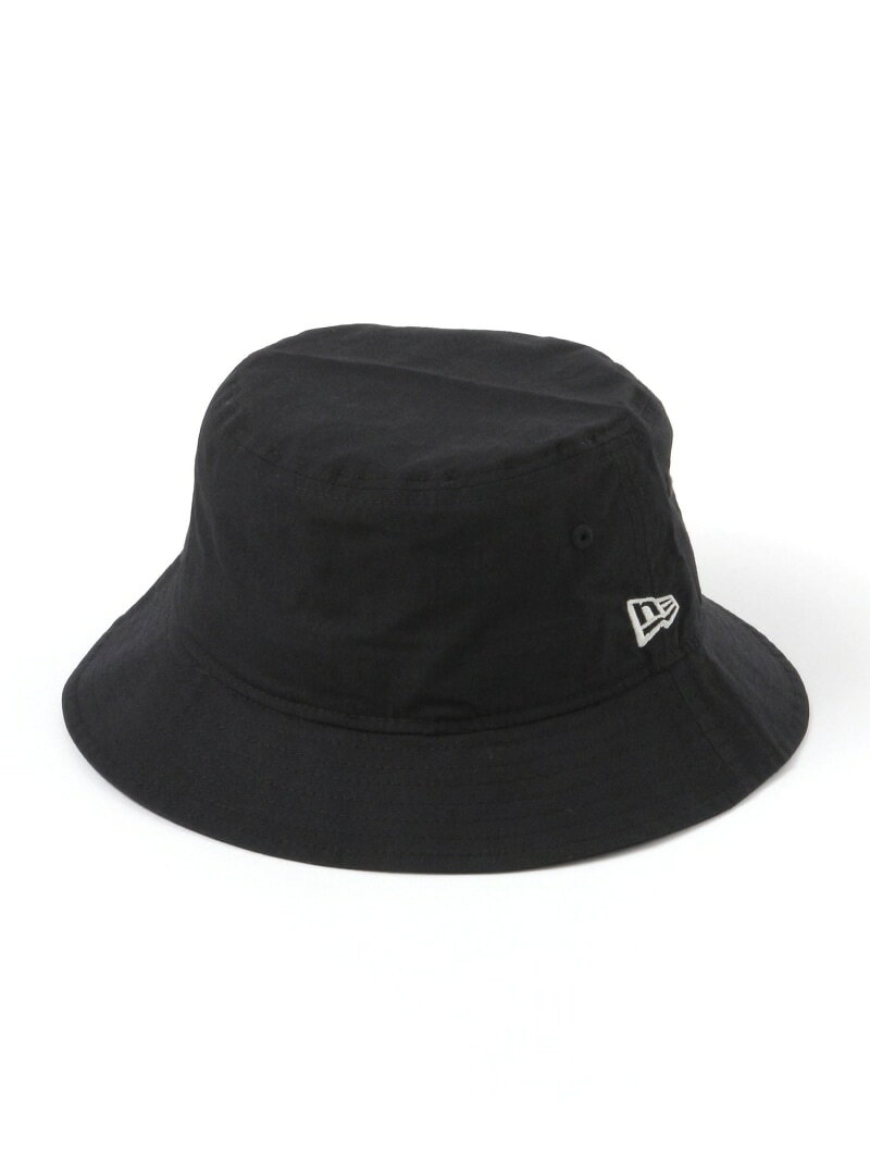 【NEW ERA(ニューエラ)】コットンタイプライターバケットハット BAYFLOW ベイフロー 帽子 ハット ブラック ホワイト【送料無料】[Rakuten Fashion]