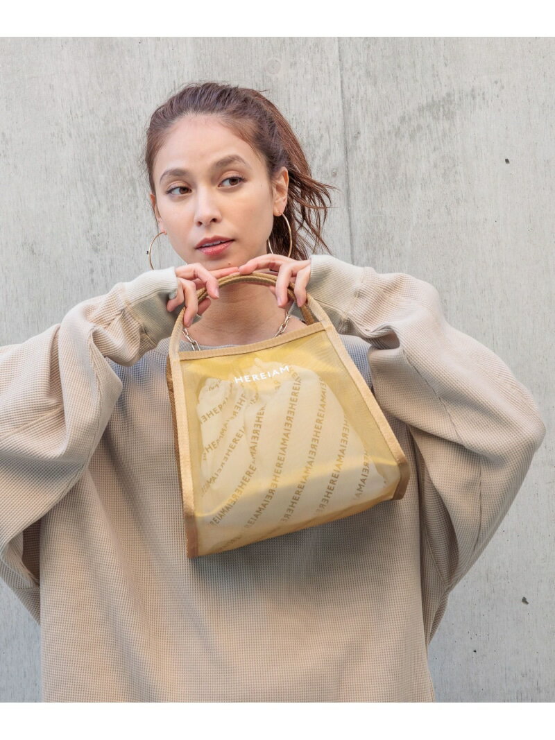 Rakuten - 【HEREIAM】ミラロゴライナーミニBAG HEREIAM ベイフロー バッグ ハンドバッグ レッド ブラック シルバー ゴールド[Rakuten Fashion]