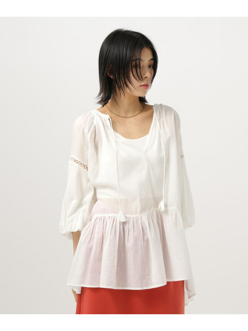 Rakuten - 【SALE／57%OFF】インディアンEMBブラウス BAYFLOW ベイフロー トップス シャツ・ブラウス ピンク ブラック ホワイト【RBA_E】[Rakuten Fashion]
