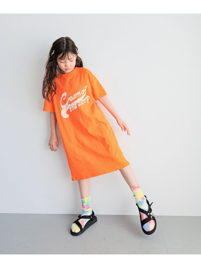 【SALE／10%OFF】[スリット入りで動きやすい♪]アソートプリントビッグワンピ(KIDS) BAYFLOW ベイフロー ワンピース・ドレス ワンピース パープル オレンジ グレー【RBA_E】[Rakuten Fashion]