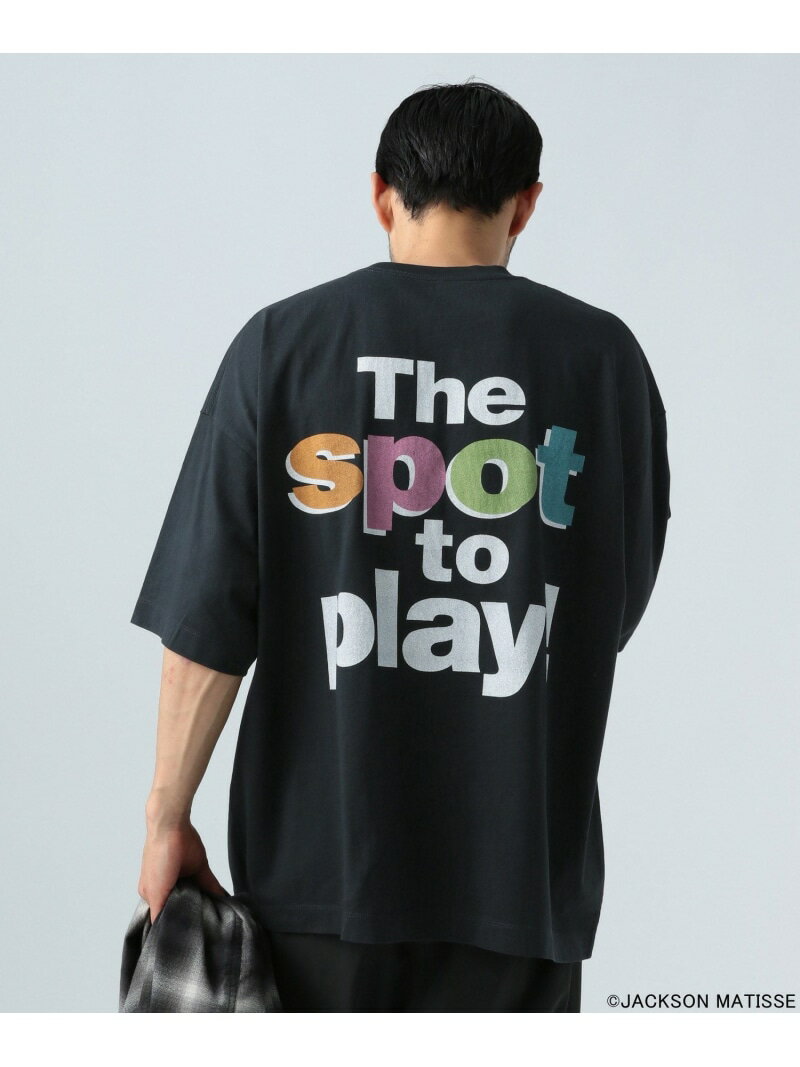 Rakuten - 【SALE／35%OFF】【JACKSON MATISSE/BAYFLOW】SPOTPLAYTシャツ[WEB限定] BAYFLOW ベイフロー トップス カットソー・Tシャツ グレー ホワイト【RBA_E】[Rakuten Fashion]