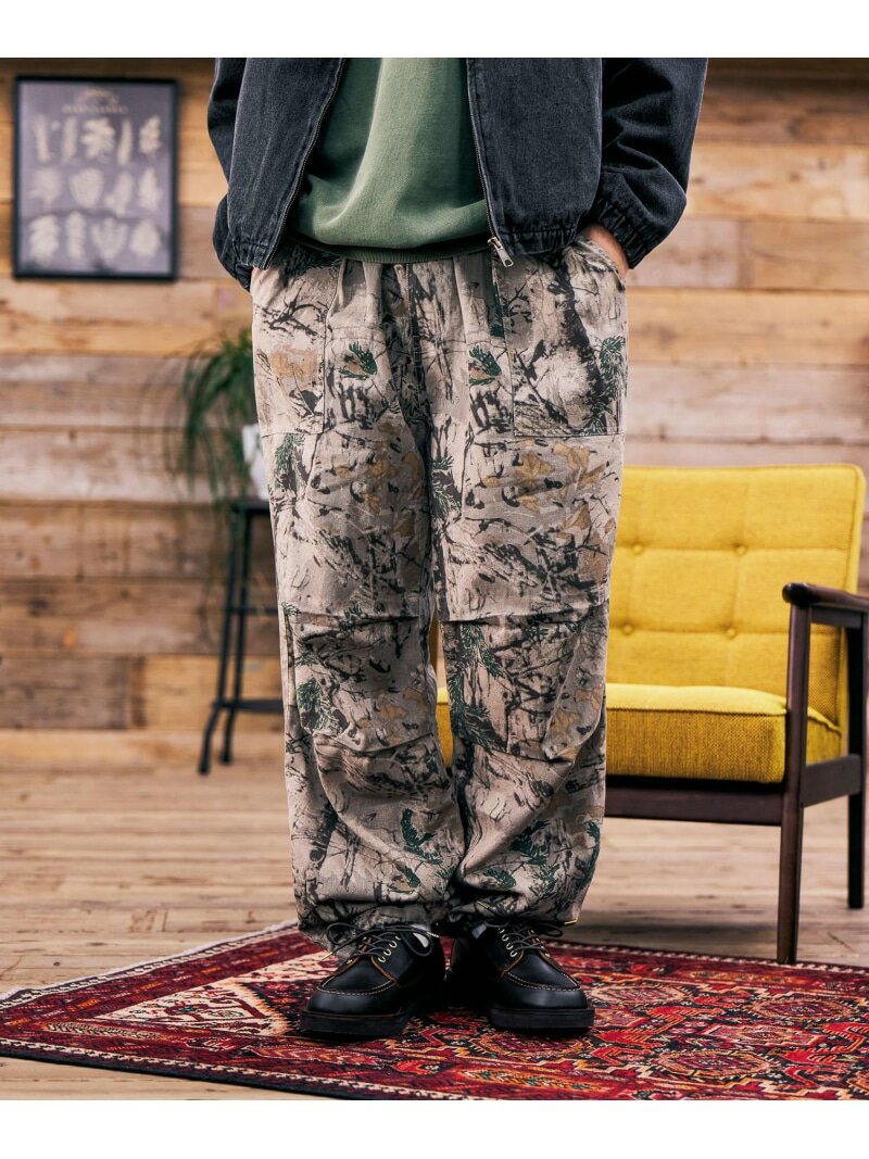 楽天市場】パラシュートパンツ（柄カモフラージュ・迷彩）（メンズ