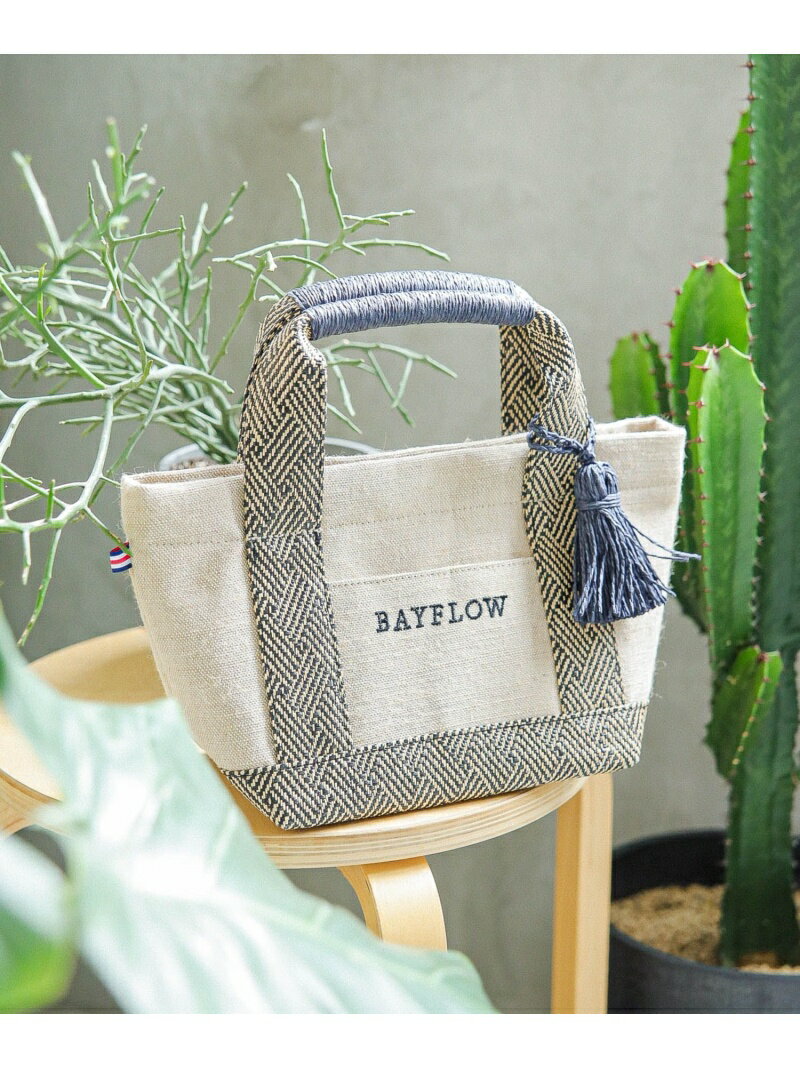 【SALE／30%OFF】(W)22SリネンネイティブロゴS BAYFLOW ベイフロー バッグ トートバッグ ベージュ【RBA_E】[Rakuten Fashion]のサムネイル