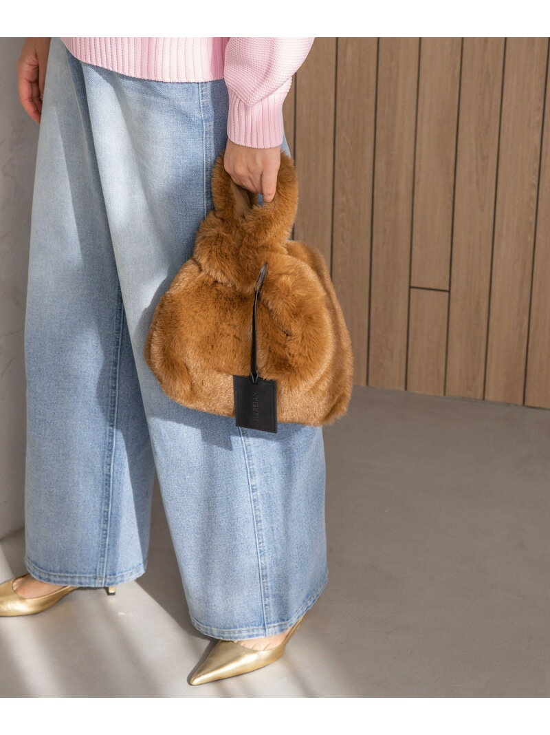 【HEREIAM】トリッキーFUR BAG BAYFLOW ベイフロー バッグ ハンドバッグ ブラウン オレンジ パープル グレー【送料無料】[Rakuten Fashion]のサムネイル