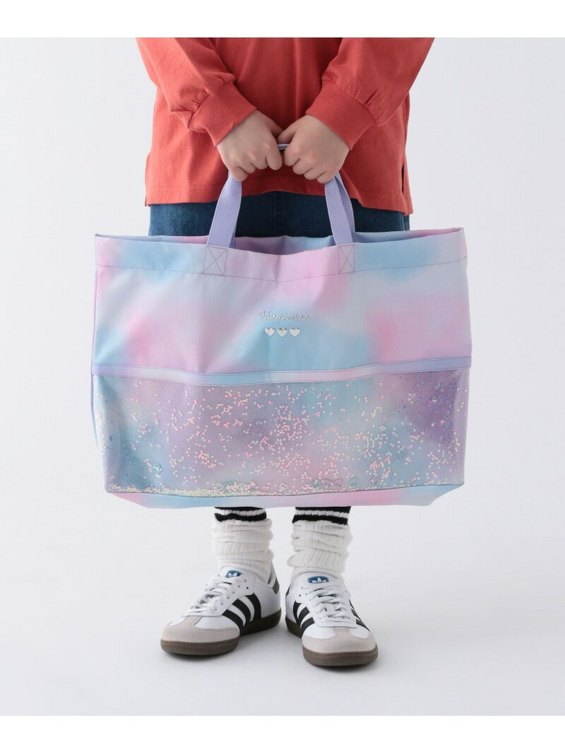 Rakuten - 【SALE／20%OFF】[多機能・B4サイズ収納可]スパンコールレッスンBAG[30cm×41cm](KIDS) BAYFLOW ベイフロー バッグ トートバッグ ブラック【RBA_E】[Rakuten Fashion]