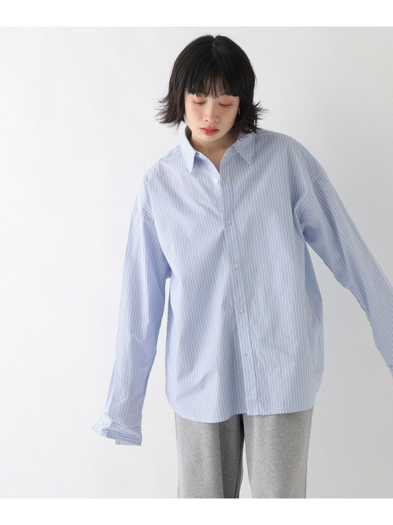乐天商城 - 【WEB限定】ベーシックルーズカラーシャツ / オーバーサイズ / レギュラーシャツ BAYFLOW ベイフロー トップス シャツ・ブラウス ホワイト グレー ブルー【送料無料】[Rakuten Fashion]