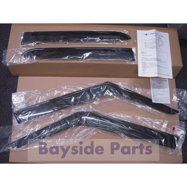 ミニ F60 クロスオーバー 純正アクセサリー サイドバイザー ドアバイザー フロント リア 左右セット 72602455049 90512455049