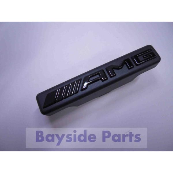 ベンツ W463 Gクラス ラジエーターグリルエンブレム ブラック「AMG」 純正 4638174600