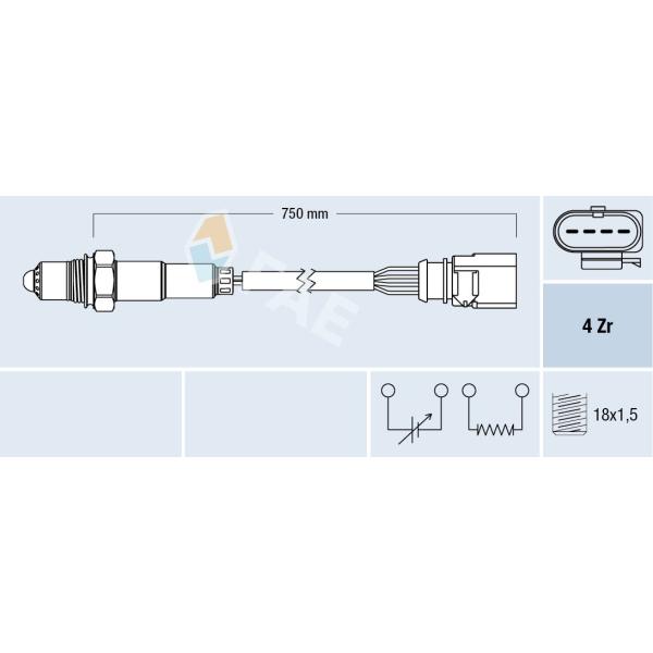 VW UP! アップ ラムダセンサー O2センサー リア 04C906262D 優良品