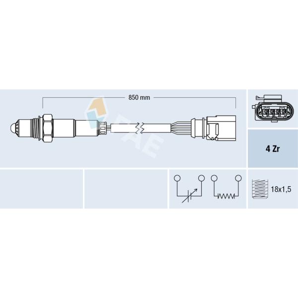 VW UP! アップ ラムダセンサー O2センサー フロント 04C906262 優良品