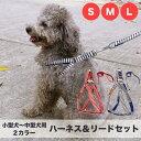 ハーネス リード付き ストライプ 首輪 犬 小型犬〜小さな中型犬 おしゃれ(4)