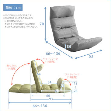 日本製リクライニング座椅子（布地、レザー）14段階調節ギア、転倒防止機能付き | Moln-モルン- Up type インテリア ソファ リクライニング 折りたたみ式 通販 楽天