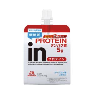 【5個セット】 inゼリー プロテイン ヨーグルト味 180g×6個入×5個セット 【正規品】 　 ※軽減税率対象品