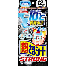 【10個セット】 小林製薬 冷凍庫用 熱さまシート ストロング 大人用 12枚入×10個セット【正規品】